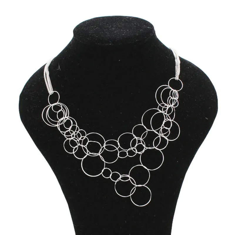 V295 BigBing Модная бижутерия Серебряная цепочка модное короткое ожерелье цепи женские ювелирные изделия ожерелье высокое качество