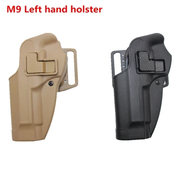 

Tactical Left Hand Pistol Holster for Beretta M9 92/96 Airsoft Waist Belt Loop Gun Case for Hunting