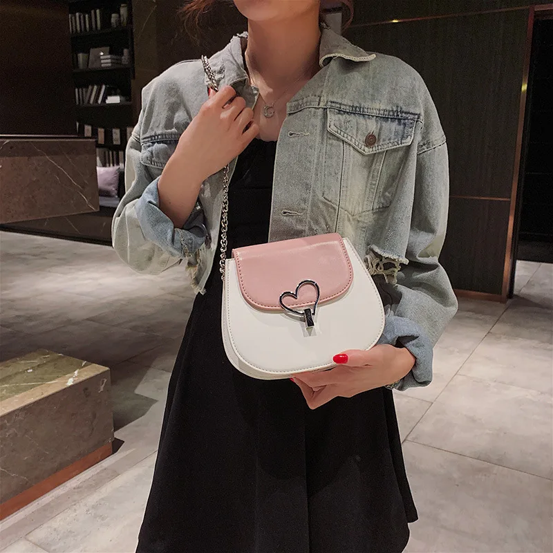 

New 2019 cute chain bag saddle bag slung bag