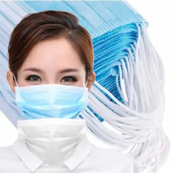 

25pcs/pack Non Woven Disposable Face Respirator Mask 3 Layer Earloop Activated Carbon Anti-Dust proof Mouth Mask