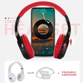 

N75 headset Bluetooth headset with display / card / mp3 / FM bag Reduction Surround sound For MP3 PC Laptop Smart Phone Bass