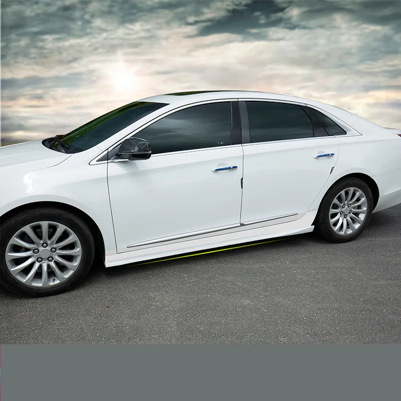 Дверей юбки украшен тюнинговые молдинги для Cadillac xts ACA201