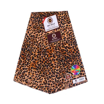 

Lychee Life African Wax Print Fabric Leopard Print Ankara African Polyester Fabric for Party Dress DIY Sewing African Tissus