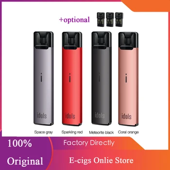 

Original Idols Pod Starter Kit with 500mAh Battery & 2ml Pod No Button Design Pod System E-cigarette vs Renova Zero / Drag Nano