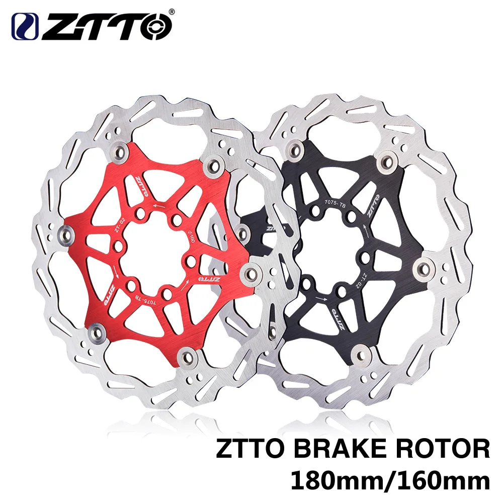 Велосипедный тормозной диск, тормозной ротор для горного велосипеда, сильный отвод тепла, плавающий ротор 160 мм 180 мм, MTB дисковые Тормозные колодки для велосипеда