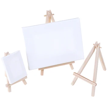 

1pcs Wooden Mini Artist Easel Wood Wedding Table Card Stand Display Holder For Party Decoration Desk Decor 3 size