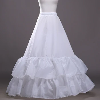 

Can can para vestido de novia new white A Line hoepelrok stock saiote para vestido de noiva cheap jupon fille enfant