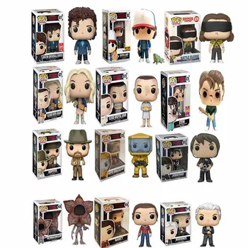 

Funko pop Stranger Things Eleven Demogorgon Hopper Jonathan Nancy Brenner Joyce Action Figures Collectible Model Toys with box