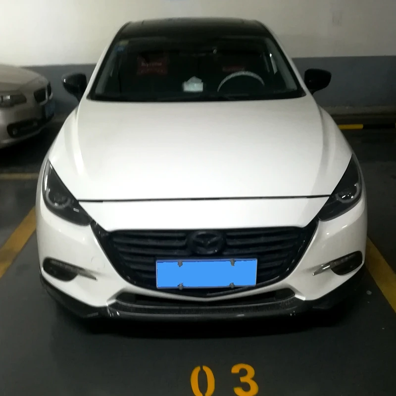 Передний бампер для губ Диффузор для Mazda 3 Axela переднего бампера Диффузор защитные бамперы тюнинг-пакет для Axela