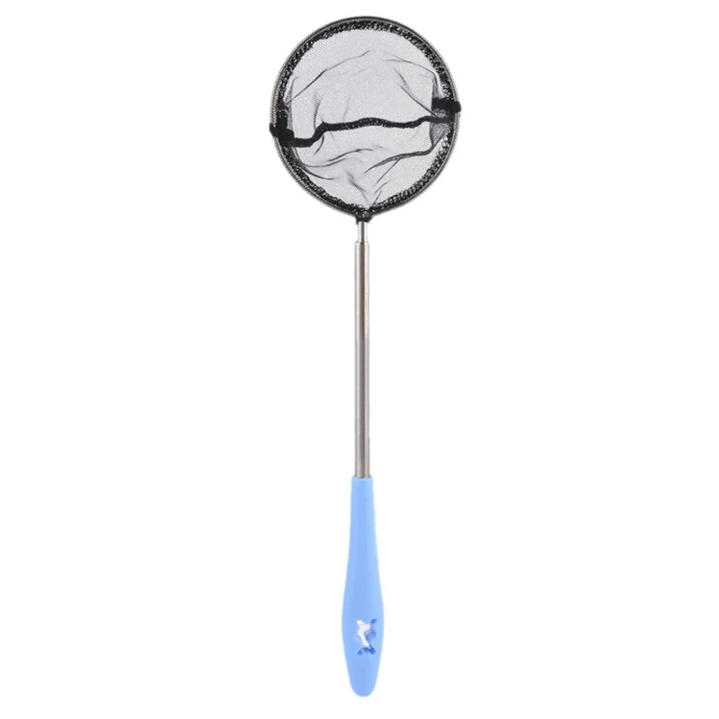 11.11 Folding Fishing Nets Aquarium Fish Net Extend Telescopic Pole Handle Aquarium Square Extendable Shrimp Small