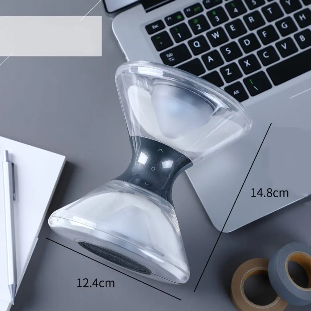 Hourglass Shape Sound Wireless Night Light HD Stereo Sound Super Bass Player