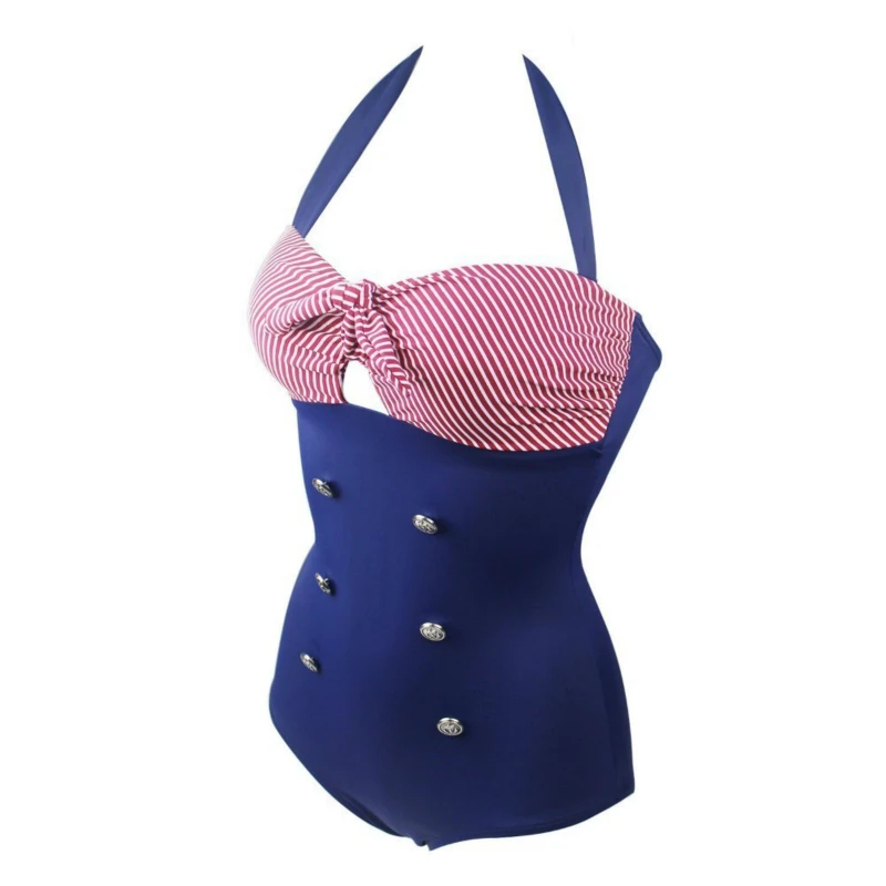 Plus Size 3XL Swimwear One Piece Women Vintage Swimsuit 2019 Bandage Bathing Suits Monokini Bikinis Sexy Bodysuit Swimming Suit