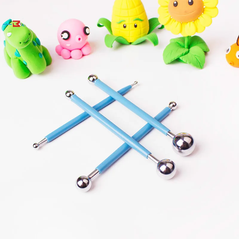 4 шт./компл. Профессиональный Slime инструмент Скульптура инструменты DIY Нержавеющая сталь Полимерная глина инструменты игрушки для глиняные изделия для резки