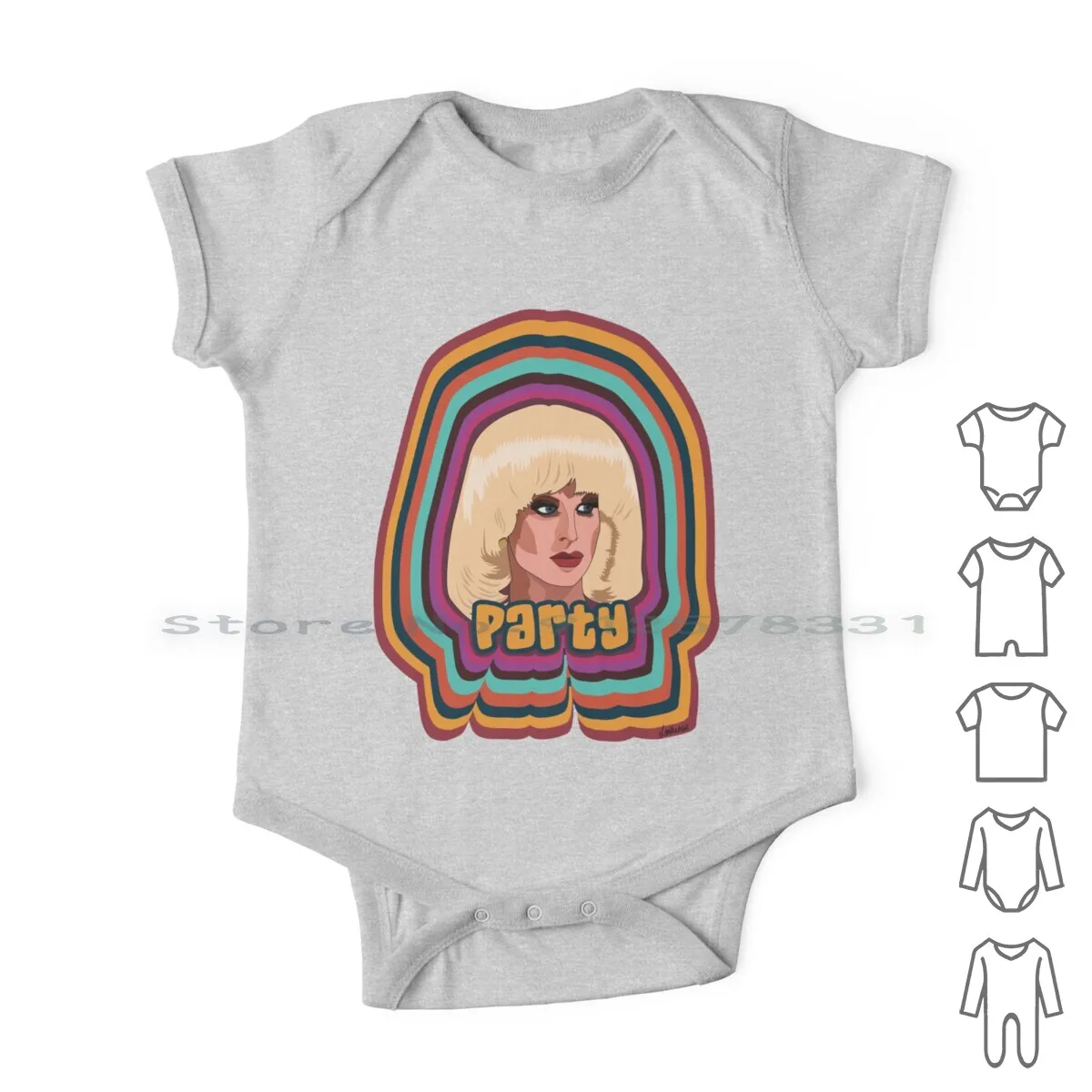 

Katya Zamolodchikova-Party Newborn Baby Clothes Rompers Cotton Jumpsuits Katya Zamolodchikova Adore Delano Party Alaska Rpdr