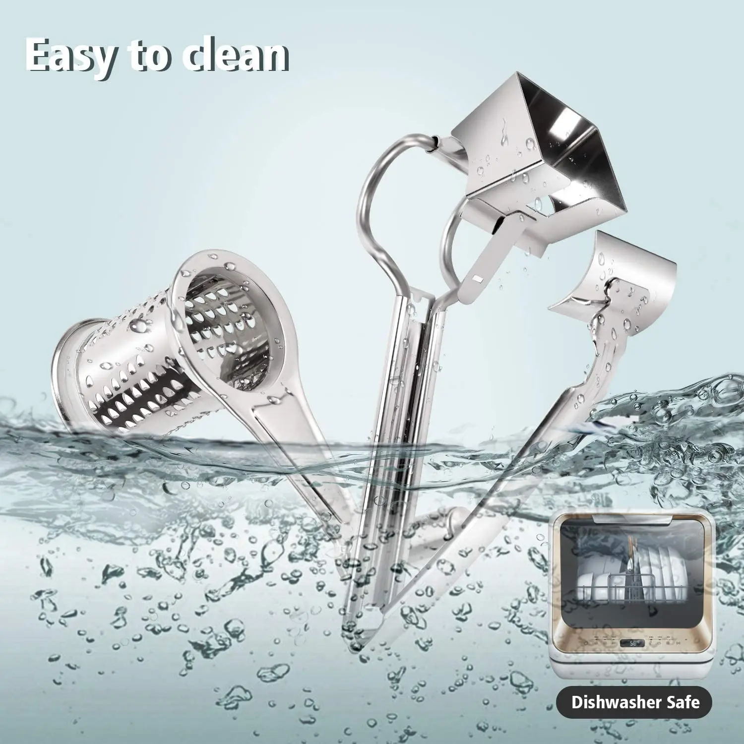 Manual Vegetable Fruit Mandoline Slicer Cheese Grater with 3Blades Fruit Cutter Nut Shredder Rotary Drum Chopper Kitchen Cozinha