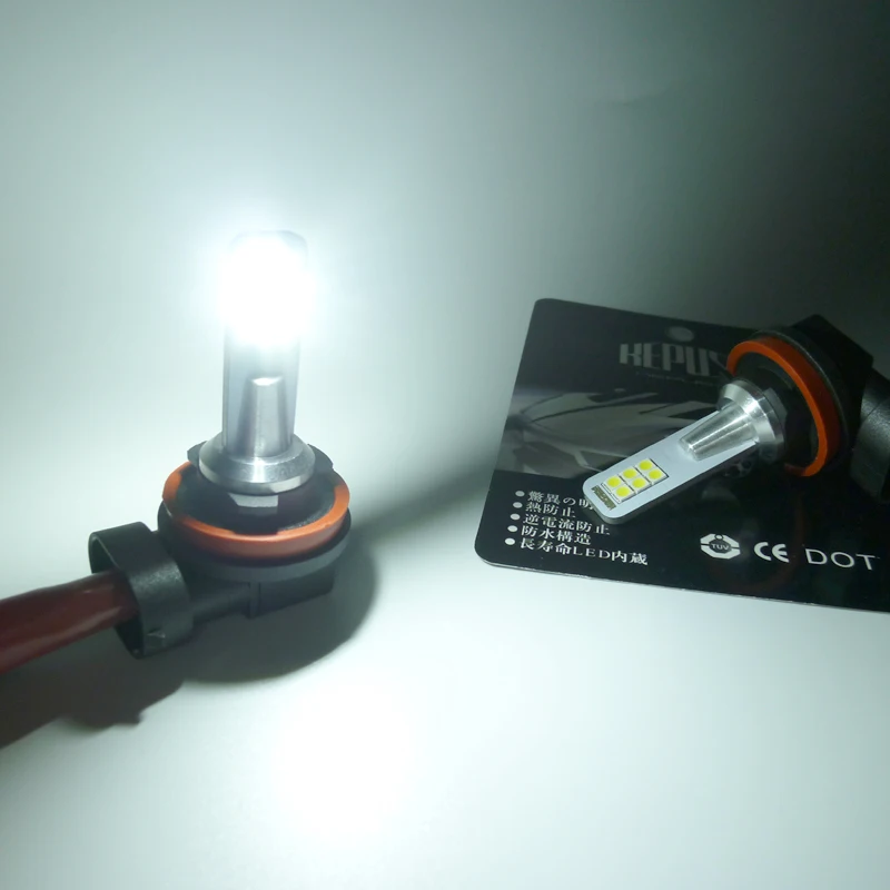 2x H7 светодиодный H1 H3 H8 H11 9006 HB4 супер яркий 12 3030SMD автомобильные Противотуманные фары лампы 1200LM 6000 К авто светодиодный противотуманной фары DRL светодиодные фары дальнего света