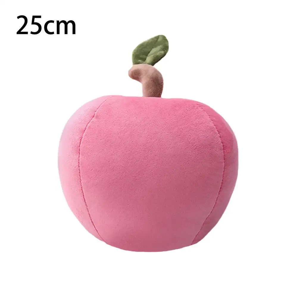 25cm Kawaii Моделирование Рождество мир для фруктов яблок плюшевый наполнитель подушки животное подушка в форме фрукта Подушка-подарок на день рождения ребенка - Цвет: 25cm