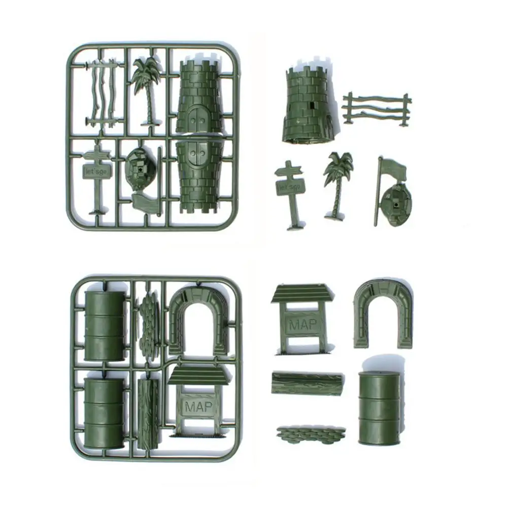 Hobbylane 307 шт./компл. маленькая сумка для игрушечных комплект персонажами настольной военная модель игрушки головоломки обучающих игрушек для детей