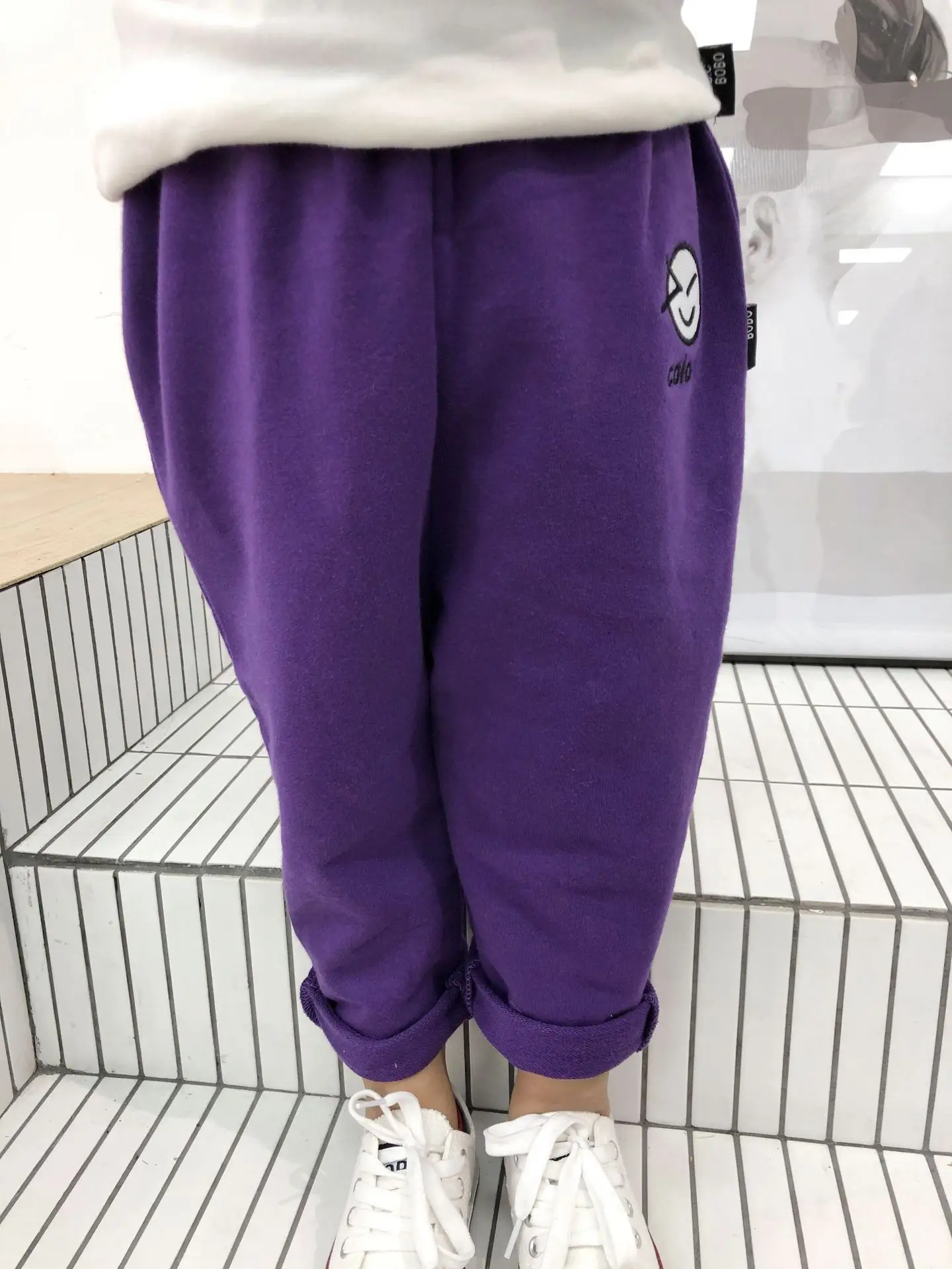 YYC Chen/детская одежда для мамы и малыша 123 года, детские свитера, штаны для мальчиков и девочек, детские повседневные штаны с большим низом Ver