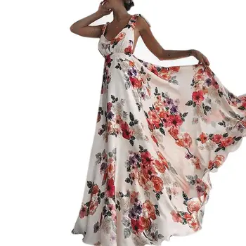 

Women's Ladies Summer Boho Long Maxi Dress Cocktail Party Evening Beach Sundress