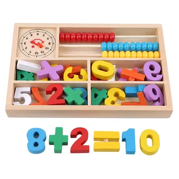 

Children Wooden Mathematics Teaching Initiation Toy Kids Digital Toy Learning & Education Puzzle Toy
