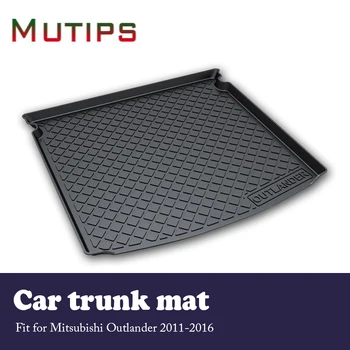 

Mutips Car Cargo rear trunk mat For Mitsubishi Outlander 2011 2012 2013 2014 2015 2016 Anti-slip mat Waterproof carpet pad auto