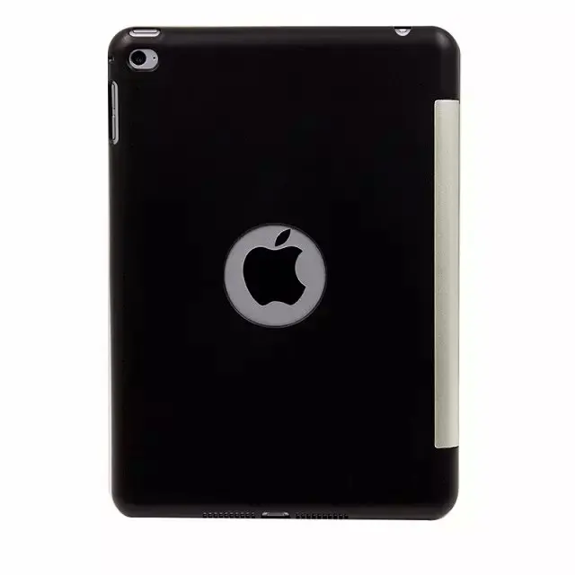 Black Беспроводная клавиатура Bluetooth корпус из алюминиевого сплава для iPad mini 4 - Цвет: Black