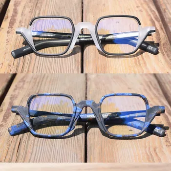 

Vintage Handmade make fashion glasses frame men women Eyeglass Frames clear lens Glasses Myopia able Full Rim Top Quality