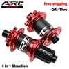 ARC Carbon Hub Bicycle Hub Shimano 8 9 10 11 Speed 4 bearings 114 Rings Carbon Fiber Disc Brake Hub For MTB Wheelset Bike Hub ► Photo 1/6