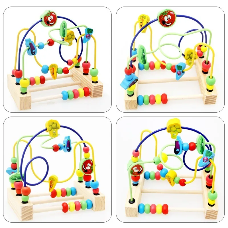 Деревянные математические игрушки костяшки Abacus линия ЛАБИРИНТ горки Монтессори Развивающие детские развивающие игрушки
