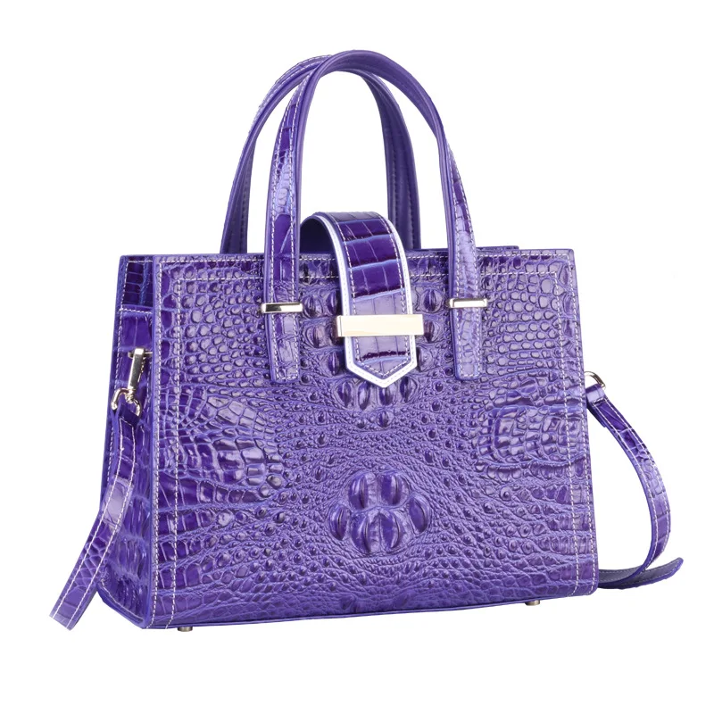 

Crocodile Woman Package Single Shoulder Genuine Leather High Archives Portable Messenger Beach Bag Fashion Women free shipping