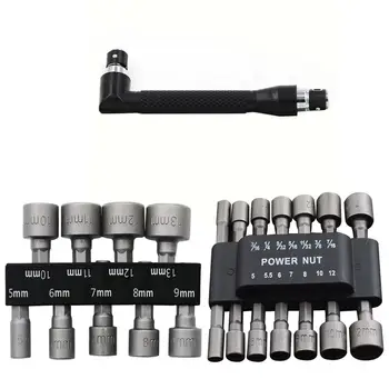 

9/16Pc Powerful Socket Combination Hexagon Socket Wrench Screwdriver 5-13Mm Air Approved Socket Combination