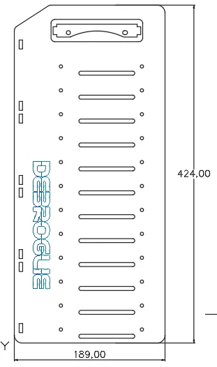 Rack de Disco Rígido de Liga de Alumínio Dissipação de Calor Hdd Multi-camada Mecânico Rack de Expansão de Hdd Quia Mineração Cabos de computador e conectores - Imagem 6