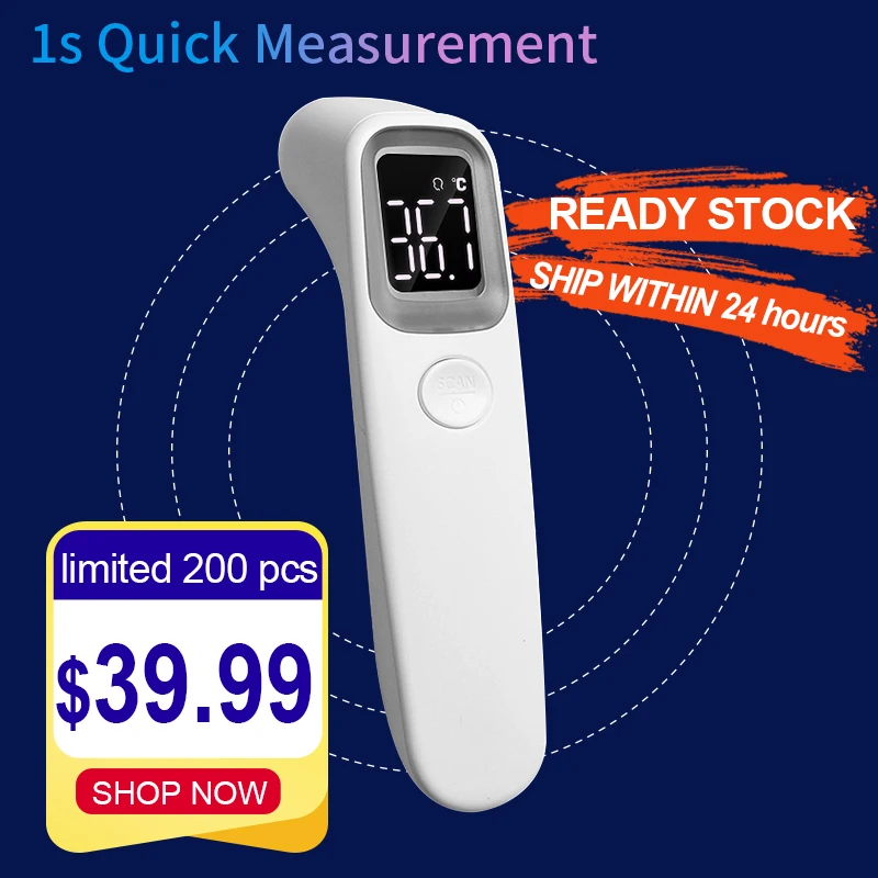 

ELERA New Arrival Baby Digital Infrared Thermometer forehead Non-contact Body Temperature Meter For Baby Children And Adult