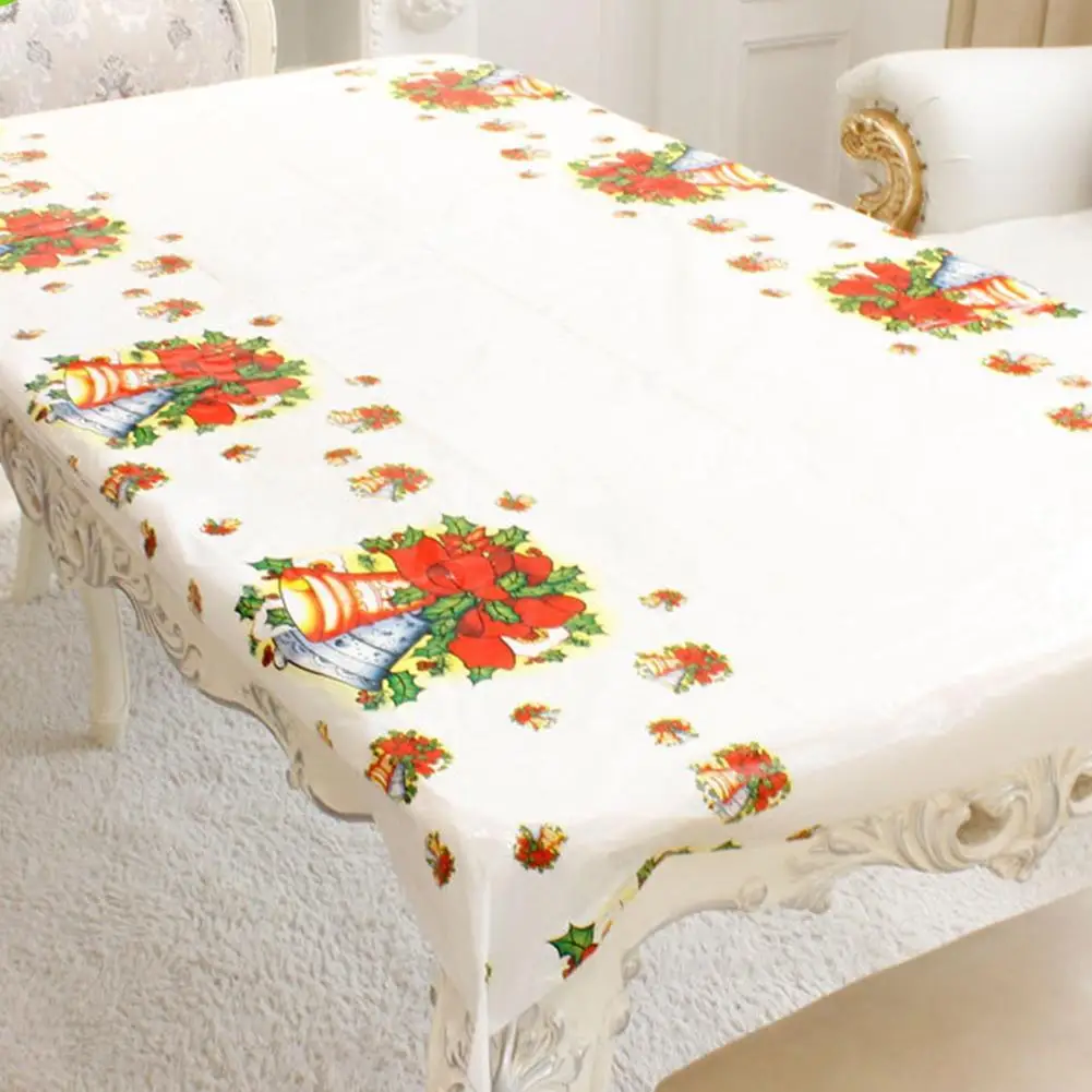 

New Christmas Decorations Cartoon Pvc Christmas Tablecloth Table Cover Table Cover Waterproof Pvc Plastic Tablecloth Table Cloth