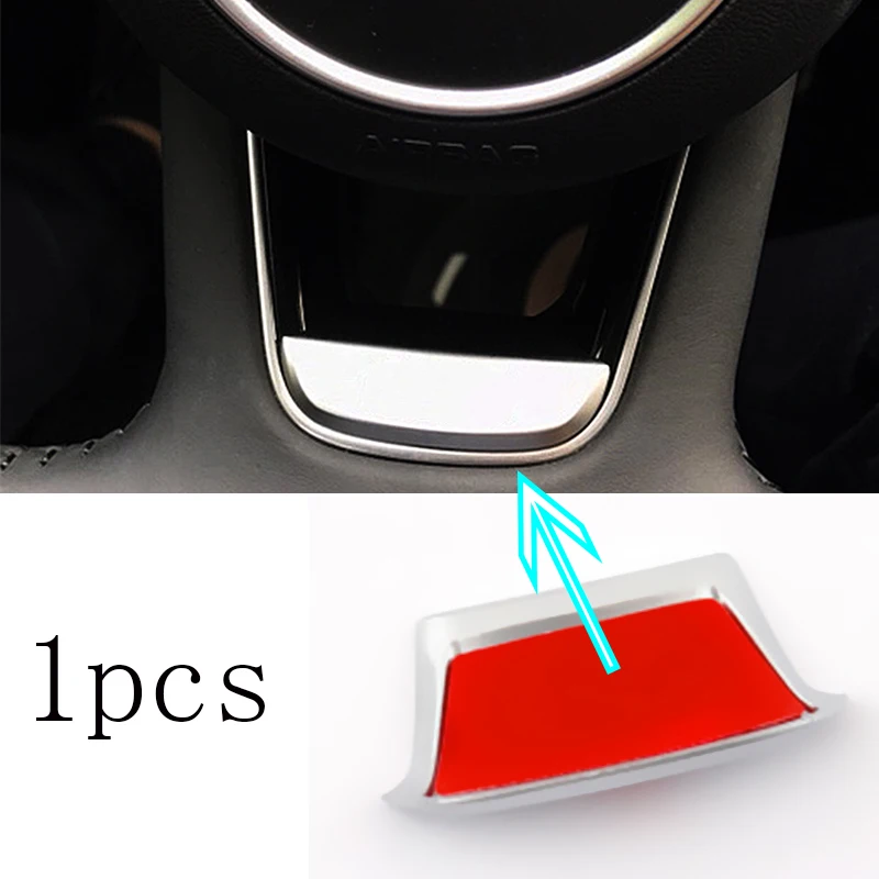 

1pcs Car Steering Wheel Metal Labeling Auto Decal for Audis TT A4 B8 A3 8P B6 A6 C7 C6 B7 8V Q5 Q7 C5 A5 B5 A7 A1 B9 Q3 8I S4 S5