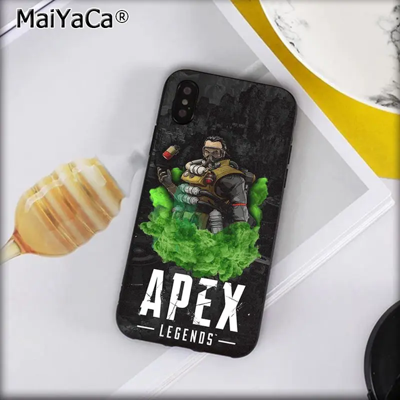 MaiYaCa горячий игровой Apex Legends умный чехол черный чехол для телефона Apple iphone 11 pro 8 7 66S Plus X XS MAX 5s SE XR
