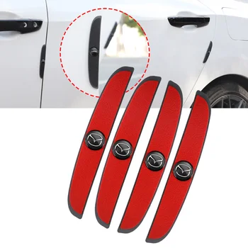 

4Pcs Car Door Edge Guard Strip Scratch Protector Anti-collision Stickers For Mazda 3 Mazda 6 Atenza Axela Demio CX3 CX5 MP MS