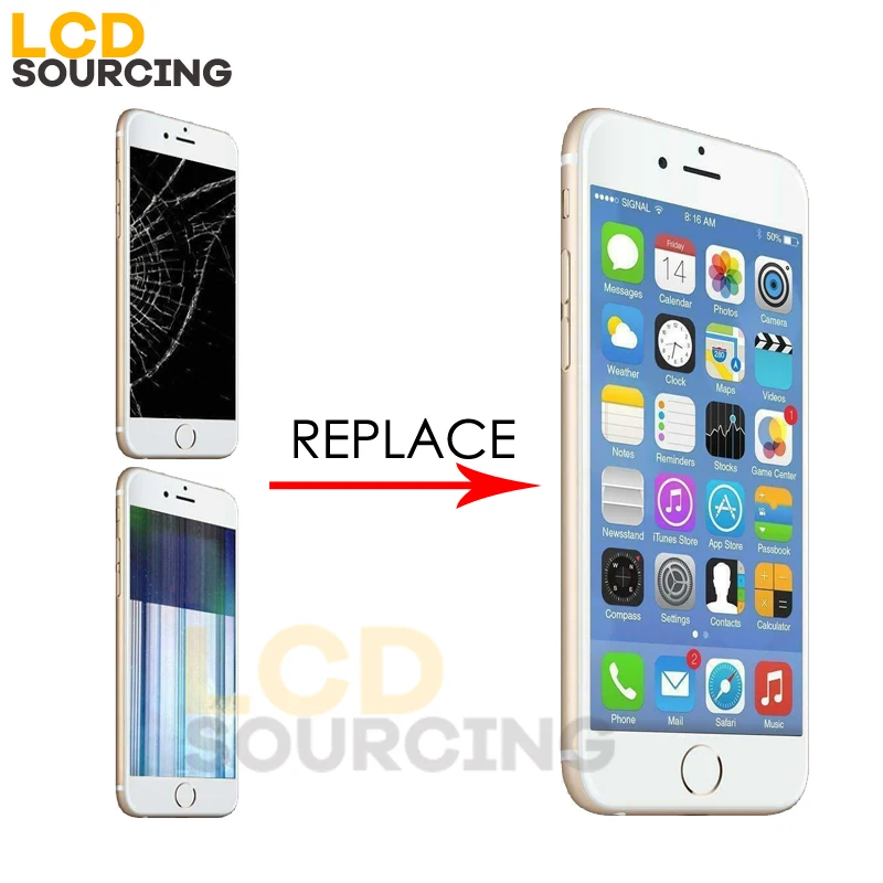 AAA ЖК-дисплей для Apple iPhone 8 ЖК-дисплей сенсорный экран дигитайзер сборка для iPhone 8 Plus 8P дисплей Замена