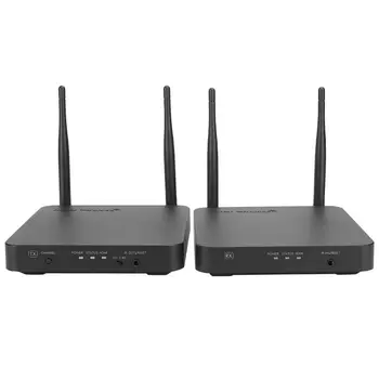 

Wireless HDMI Extender Transmitter Receiver Balun Kit Projector Accessories 100m (US Plug 100-240V) Wireless HDMI Extender H