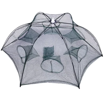 

Hot-Portable Collapsible Fishing Net Trap Landing Net Trap Cast Dip Cage Automatic
