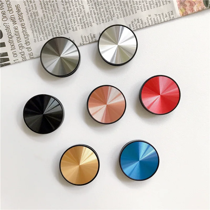 

Cute Cartoon Round Mobile Phone Ring Holder For iPhone 12 11 pro max XR Samsung Universal Airbag Gasbag Fold Stand Bracket Mount