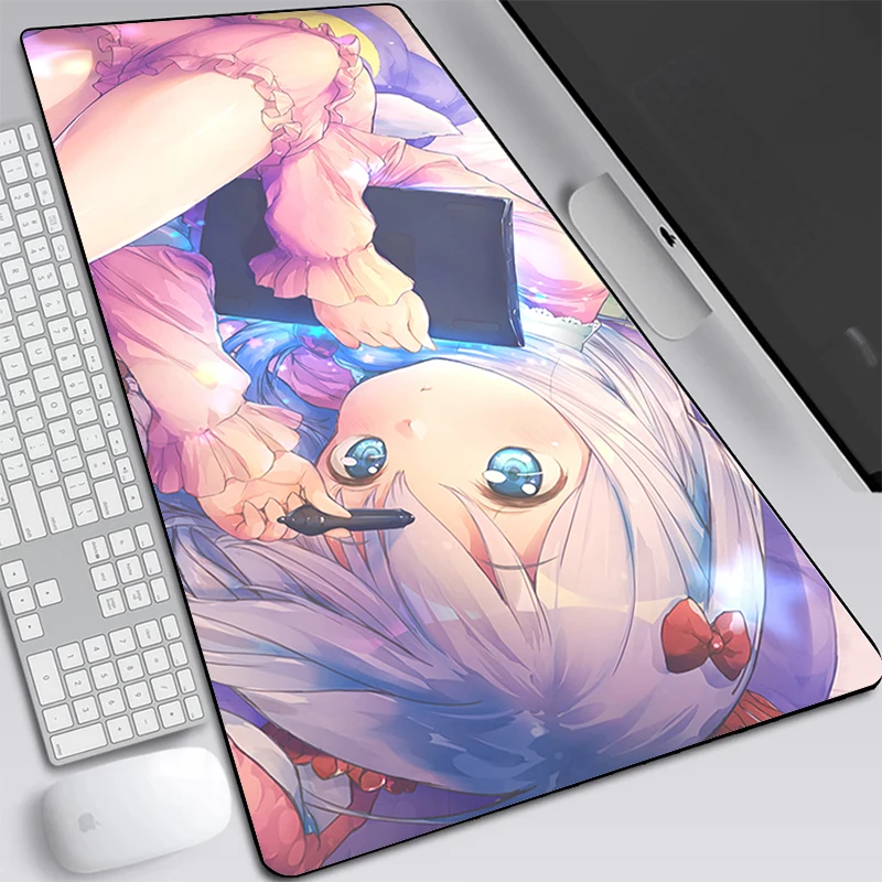 Anime Teacher Eromanga Xxl Mouse Pad Gamers Animation Table Laptop Notebook Mat Keyboard Mat Sexy Girl Padmouse