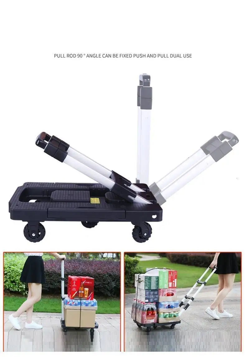 Carro Plegable корзина для хранения Carrito De Compra стол Carrello Cucina колесница Roulant Mesa Cocina Тележка для покупок Кухонная Тележка