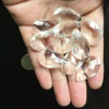 10PCS 28mm Tear Drop Crystals Prism Sun Catcher Clear Glass Chandelier Crystal Parts DIY Hanging Pendant Jewelry Spacer Faceted - 6