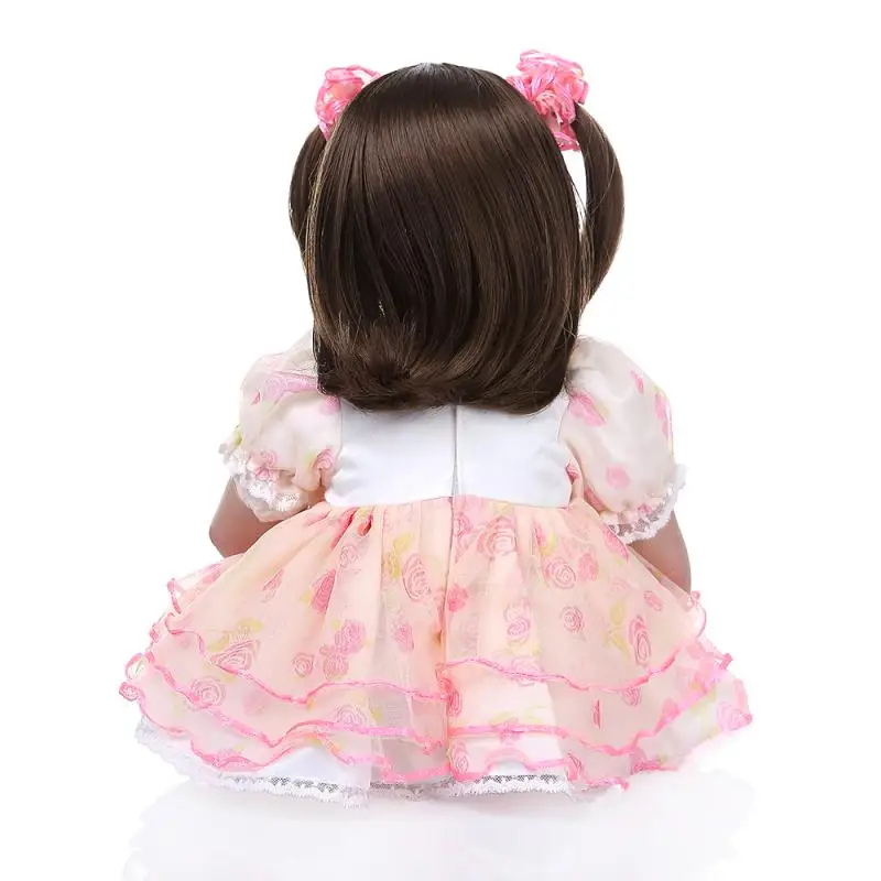 NPK кукла boneca reborn Малыш 2" 60 см силиконовые виниловые Детские куклы reborn Adoras принцесса милый игровой дом игрушка кукла подарок