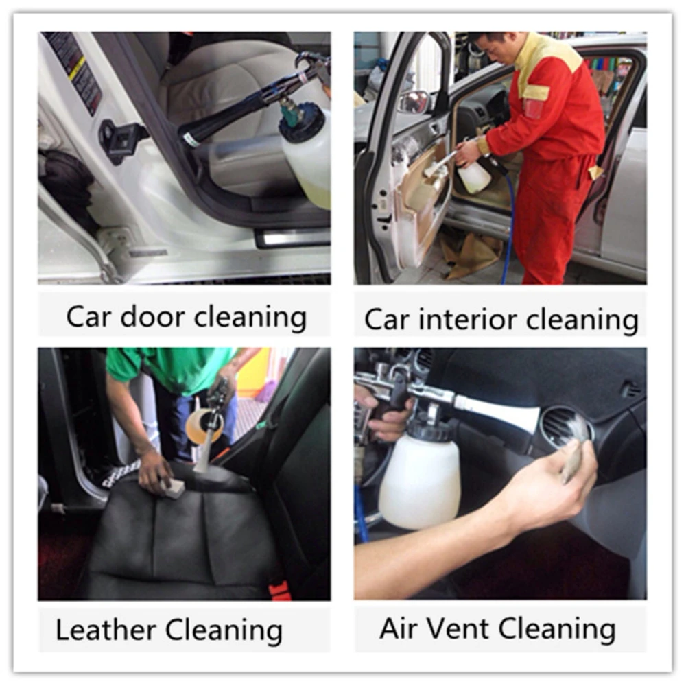 Tornador автомобильный пистолет-пневмоочиститель авто Интерьер сухой глубокий для чистящих средств Поролоновый пистолет Поверхностная Глубокая чистка стирка оборудование внешний внутренний инструмент для очистки
