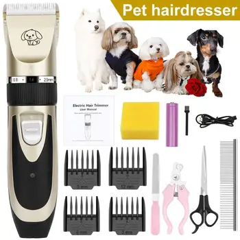 

Electrical Dog Hair Trimmer USB Charging Pet Hair Clipper Rechargeable Low-noise Cat Hair Remover Grooming Hair Cutter Machine
