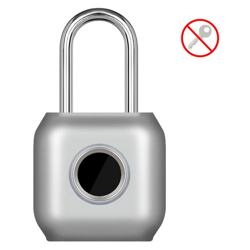 P6 Умный Замок с отпечатком пальца USB Перезаряжаемый водонепроницаемый IP66 замок