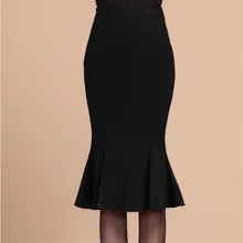 Сладкий лист лотоса подол темперамент Тонкий мешок хип Повседневная Женская длинная юбка женские юбки